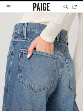 PAIGE Vintage Alexis High Waist Ankle Barrel Jeans